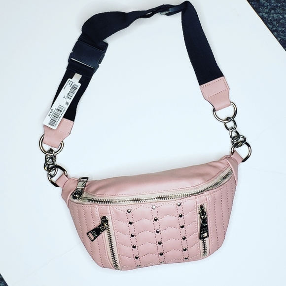 Steve Madden Studded Faux Leather Belt Bag - Picture 1 of 3